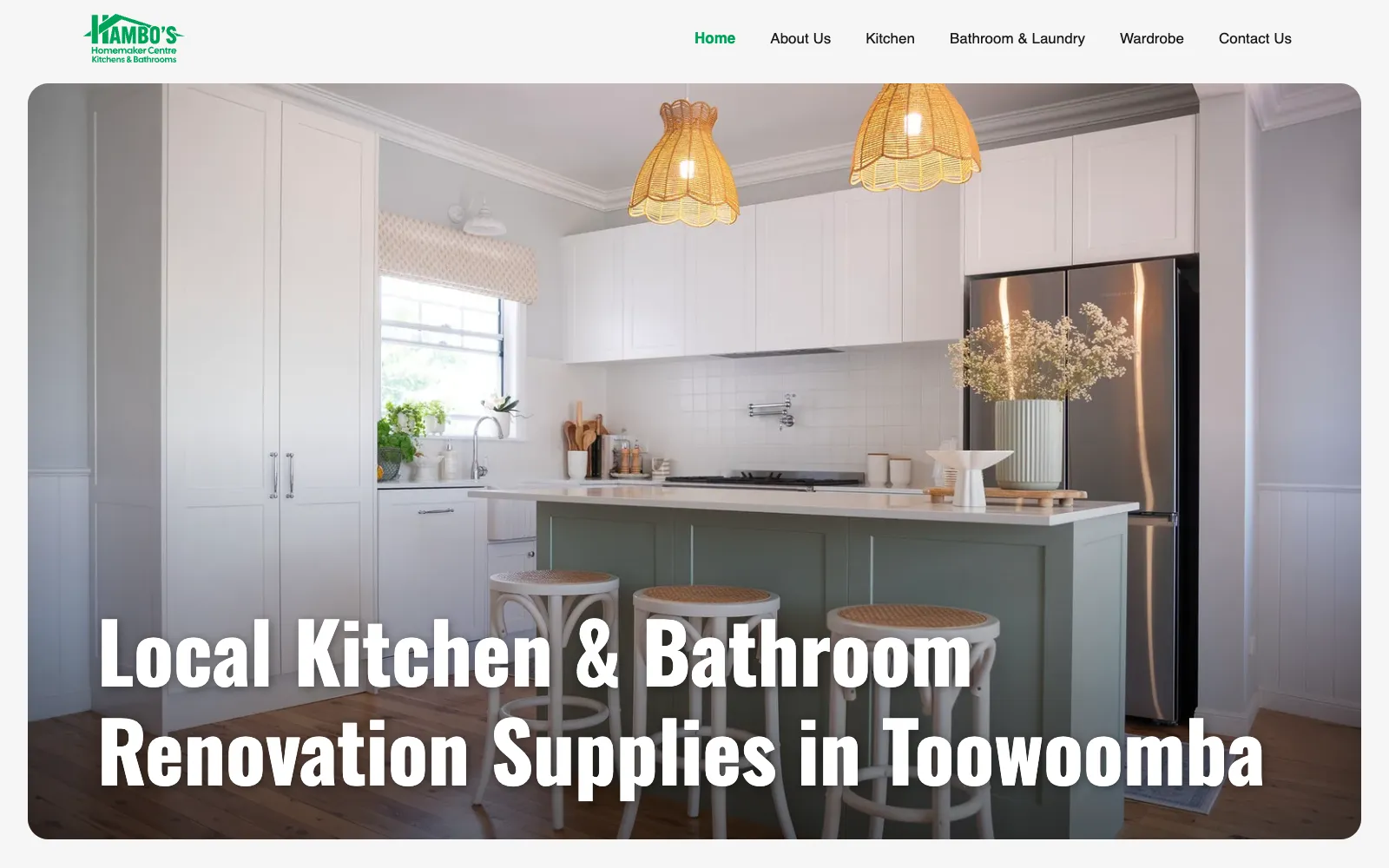 Hambos HomeMaker Centre website