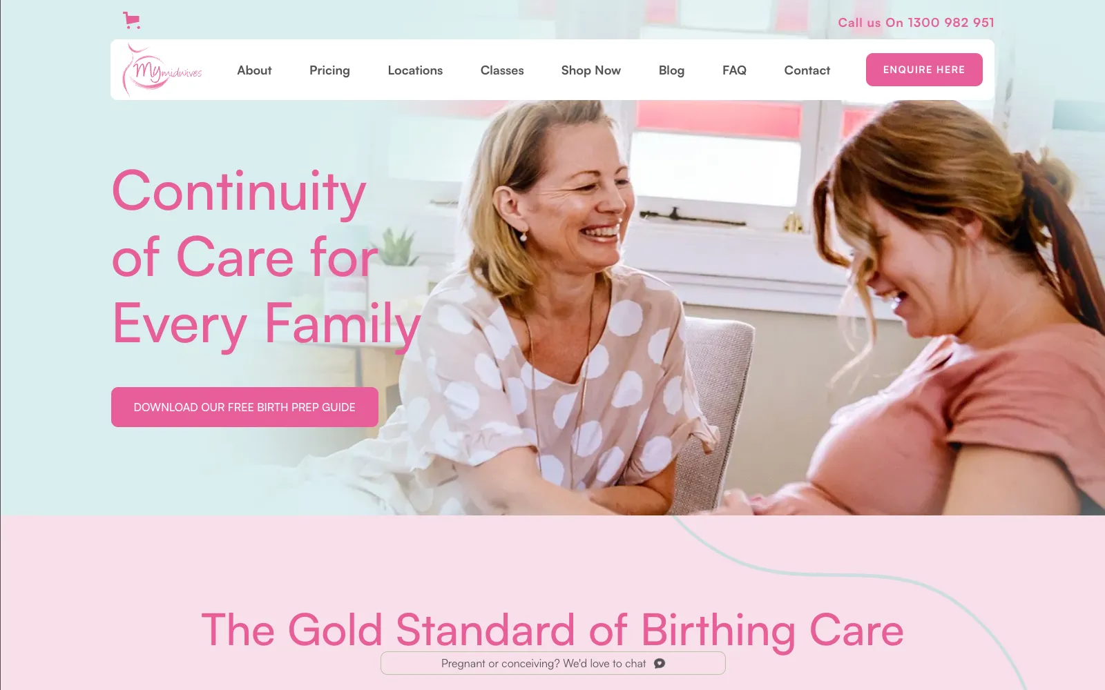 My Midwives website