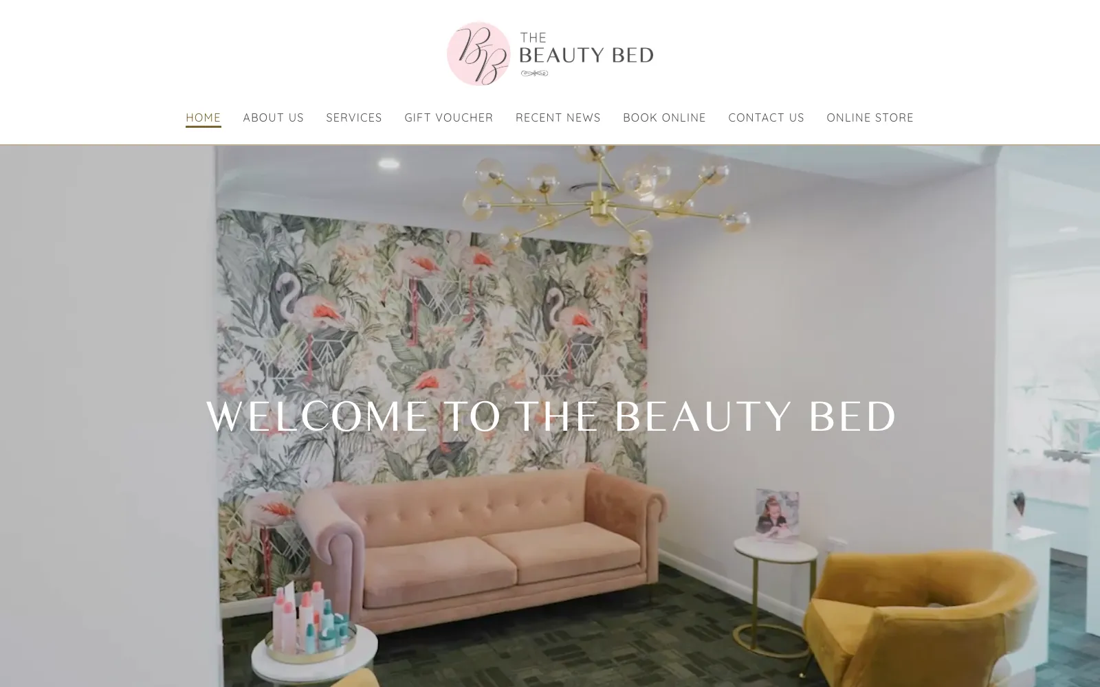 The Beauty Bed website