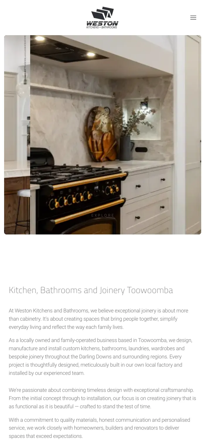 Weston Kitchens & Bathrooms mobile