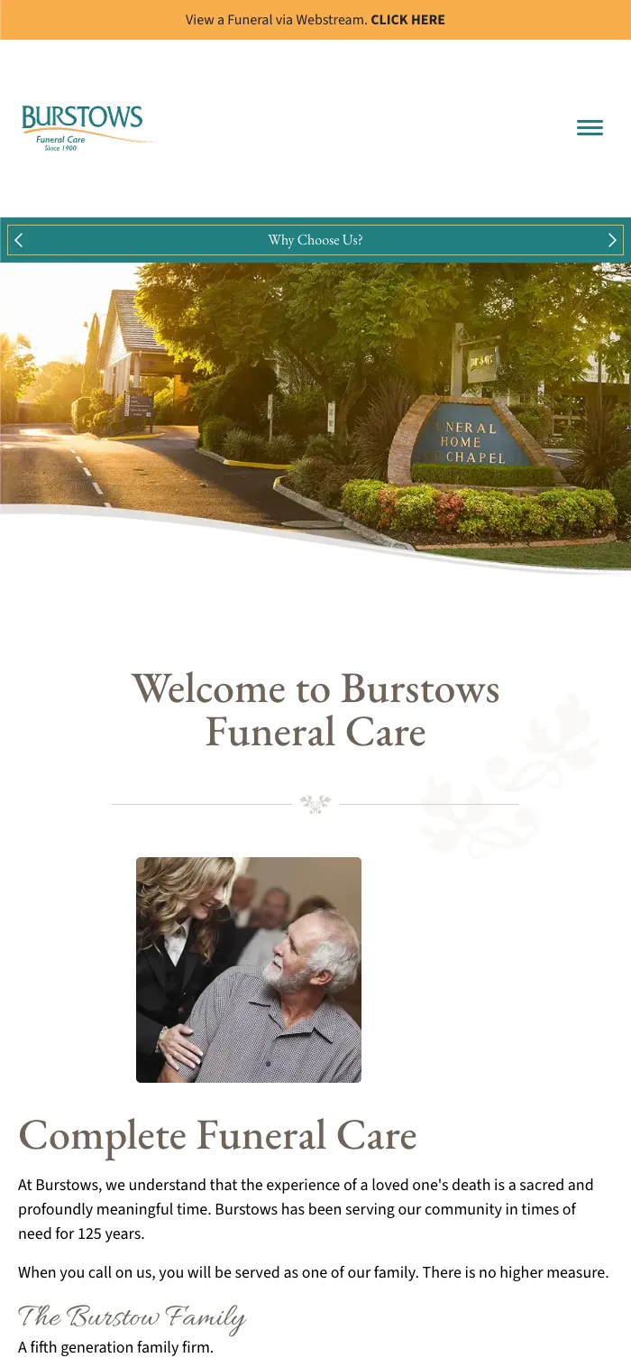 Burstows Funeral Care — mobile